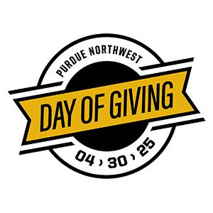 Logo: Purdue Northwest Day of Giving 4/30/25